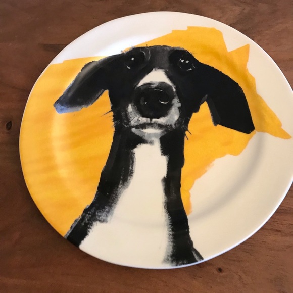 Anthropologie/SallyMuirDog-A-Day Plates - Red - Picture 9 of 14